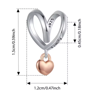 Charm Corazón Familiar
